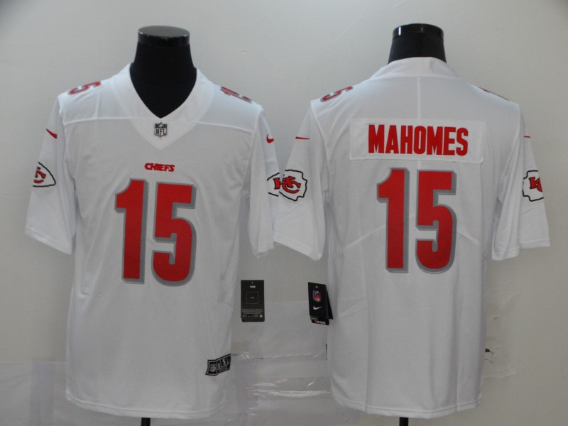Men Kansas City Chiefs #15 Mahomes white Nike Vapor Untouchable Stitched Limited NFL Jerseys->tampa bay buccaneers->NFL Jersey